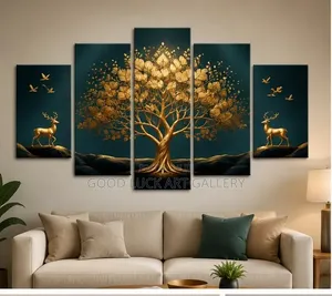 Home Interiors Multicolor Canvas Wall Art