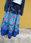 Women's Ankara Multi-Layered Maxi Skirt - 1