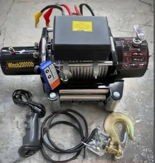 Heavy-Duty Electric Winch 20,000lb - 1