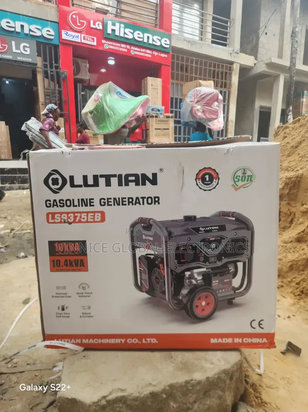 10.5KVA Lutian Generator - Pure Copper Coil, Key Start - 1