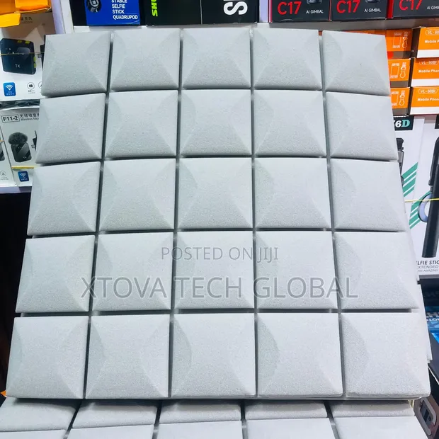 XTOVA TECH GLOBAL Studio Acoustic Foam Panel - Pyramid - 1