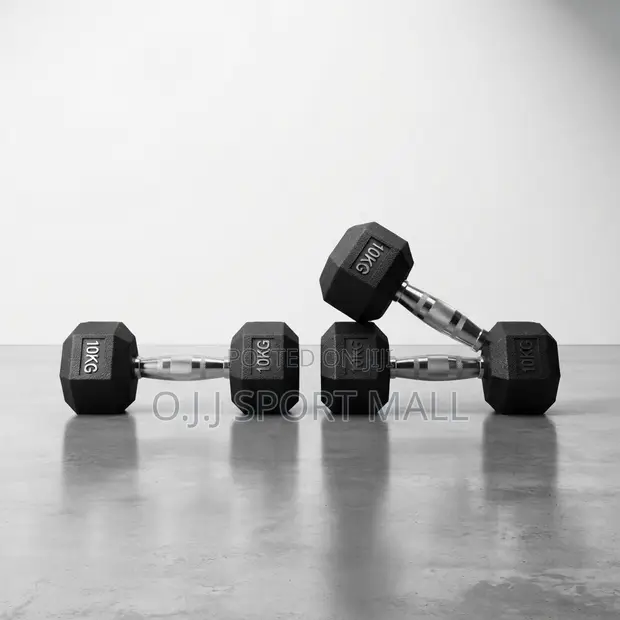 Bodyfit Round Dumbbell - Fixed Weight (1kg) - 1