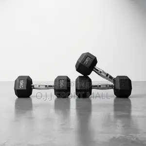 Bodyfit Round Dumbbell - Fixed Weight (1kg)