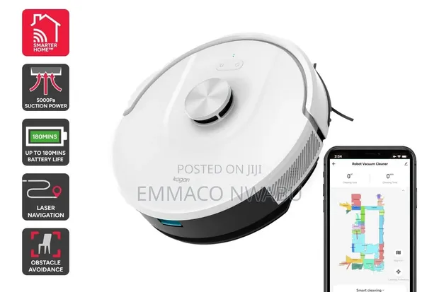 Kogan SmarterHome LX16 Robot Vacuum Cleaner da Mop tare da Auto-Empty Dock - 1