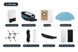 Kogan SmarterHome LX16 Robot Vacuum Cleaner da Mop tare da Auto-Empty Dock - 5