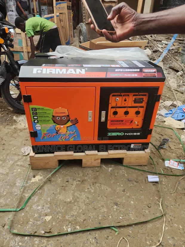 10kva Firman Jan generator mai sauti - Key Start - 1