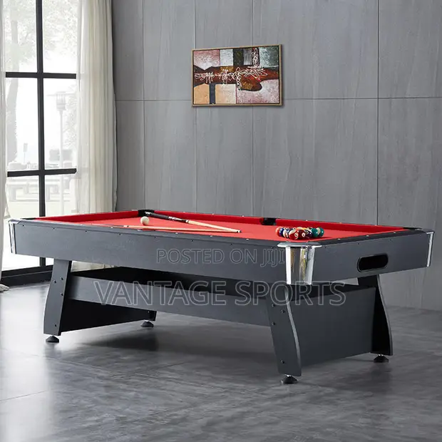 8ft MDF Pool Table | Cikakken Billiards Set tare da Kayayyaki - 1