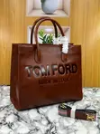 Babban Jakar Hannu ta Tom Ford - Baƙar Fata ta Gaskiya - 3