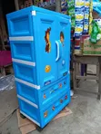 Brand New Plastic Baby Wardrobe - Blue - 3