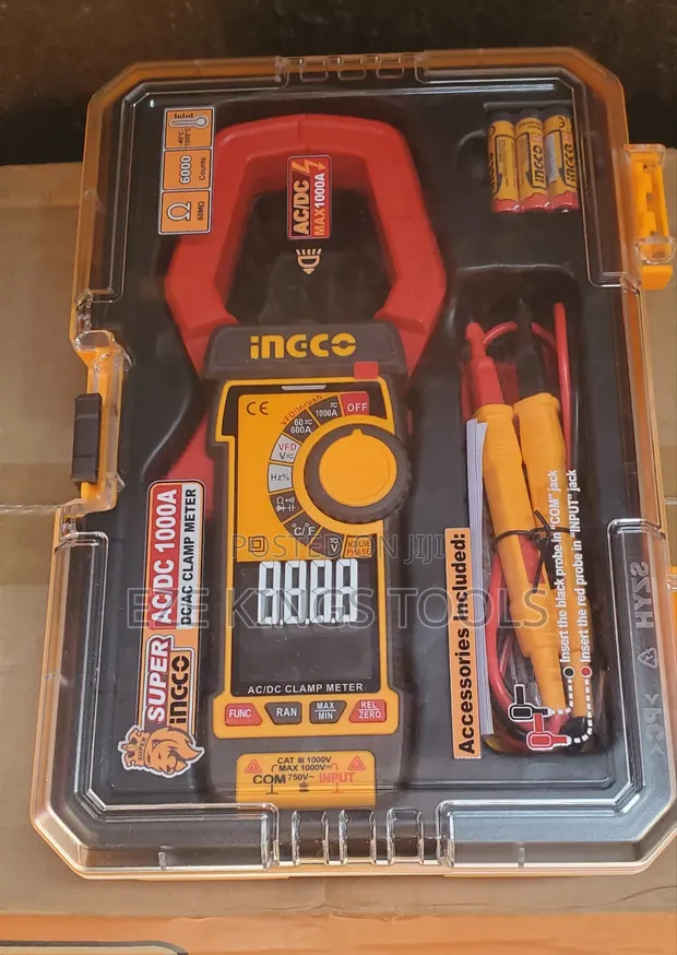 Ingco AC/DC 1000A Digital Clamp Meter - 1
