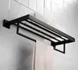 Royal Heritage Bakin Towel Rack Mai Ratayawa a Ganuwa da Shelfa - 2