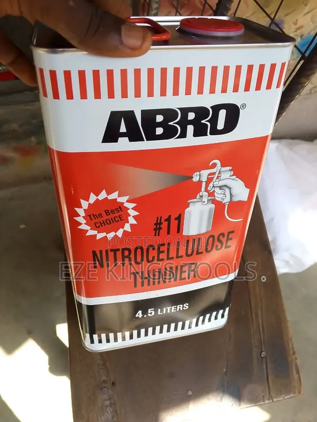 ABRO 11 Nitrocellulose Thinner - Kwando Lita 4.5 - 1