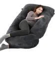 Pregnancy Pillow - Grey/Navy Blue - 2