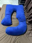 Pregnancy Pillow - Grey/Navy Blue - 4