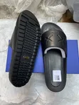 Original Louis Vuitton Men's Slides - Black Leather - 5