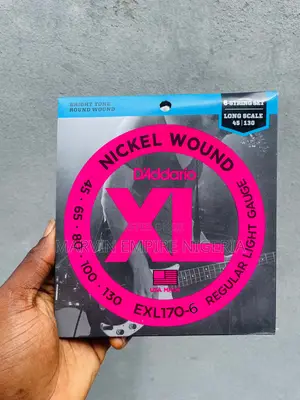 D'Addario EXL170-6 Saitan Bass Guitar Mai 6-String