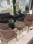 Home Interiors 2-Seater Garden Chair with Table - 2