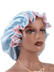 2-in-1 Reversible Satin Hair Bonnet - Sabon Kayayyakin - 3