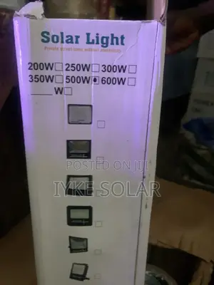 500W Solar Flood Light - Brand New