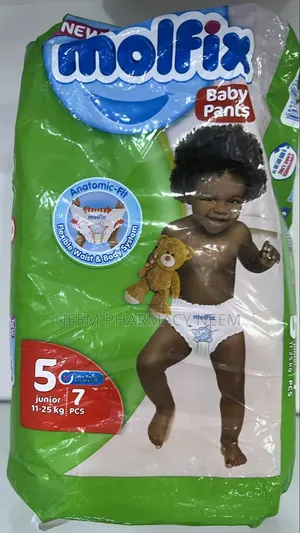 Molfix Diaper Girman 4 (11-25kg) - 7 Guda