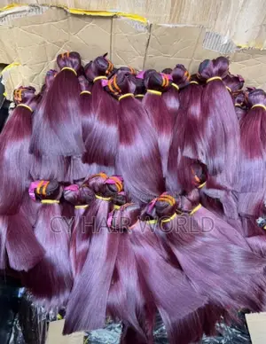 SDD Vietnam Burgundy Bone Straight Wig 200g