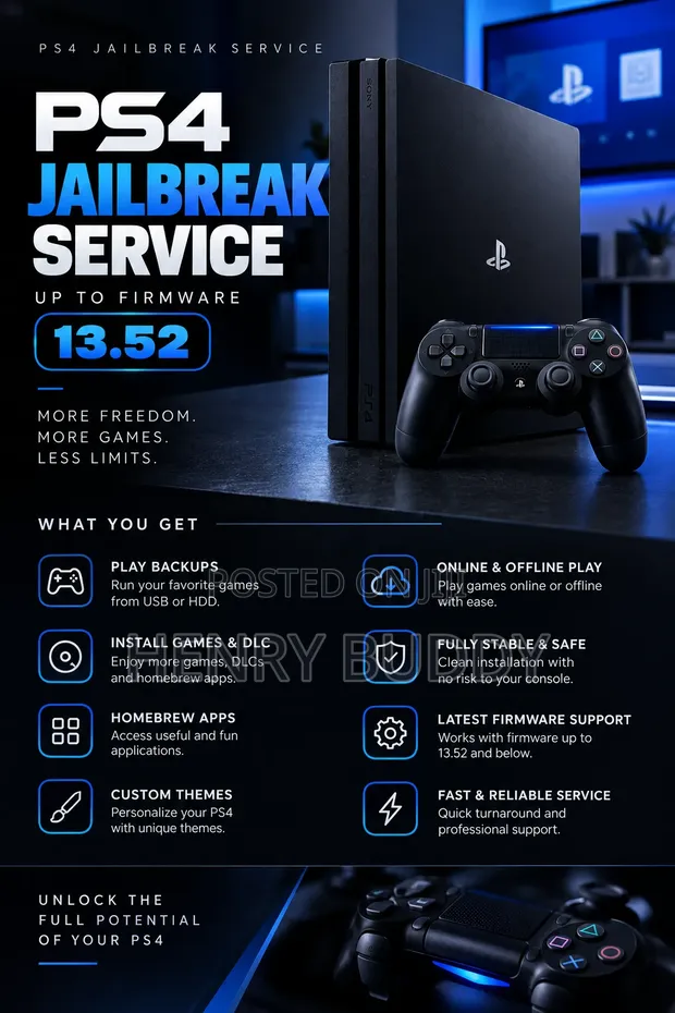 PS4 Jailbreak Blu-Ray Disk Service - 1