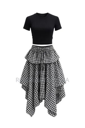 Elegant Two-Piece Skirt Set - Women's