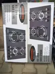 Eurosonic 4-Burner Tempered Glass Gas Cooker - 1