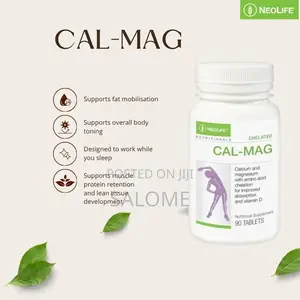 Chelated Cal-Mag tare da Vitamin D3 don Kashi - 90 Tablet