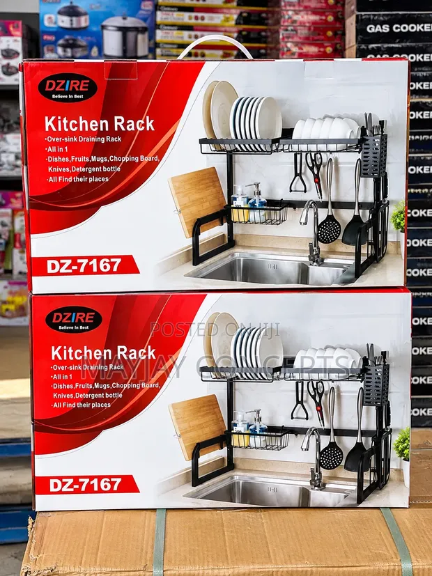 DZIRE 2-Tier Over-Sink Kitchen Rack - DZ-7167 - 1