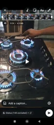 Direct Belgium 5-in-1 Built-in Glass Gas Cooker - 5