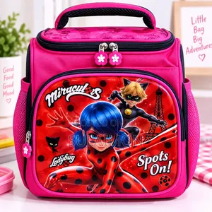 Lucy Box Jakar Abincin Yara - Pink