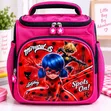 Lucy Box Character Lunch Bag - Pink - 1