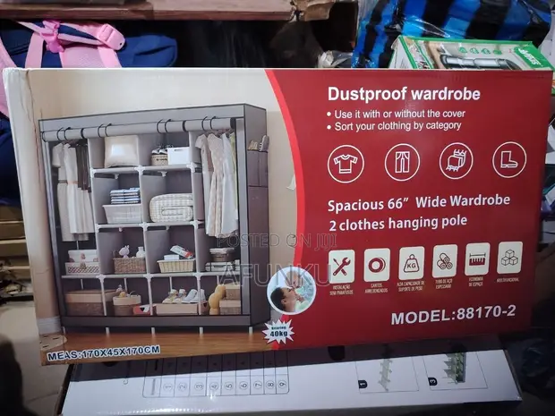 Mobile Wardrobe 4 Door - Brand New - 1