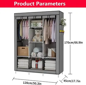 Mobile Wardrobe 4 Door - Brand New