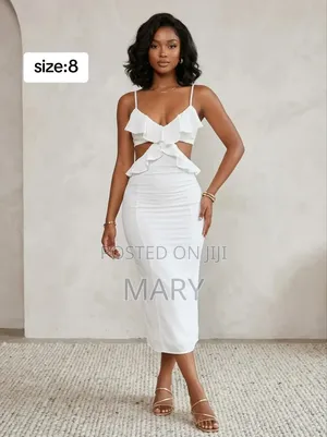 Dress With Mariano Thrift White Sundress - Girman M