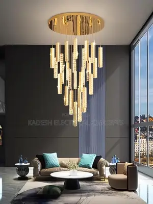 Sashin Hasken Crystal na Zamani na Luxury LED don Villas