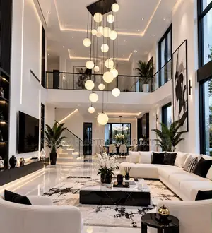 Modern Stair Chandelier Pendant Light - Indoor Ceiling Lamp