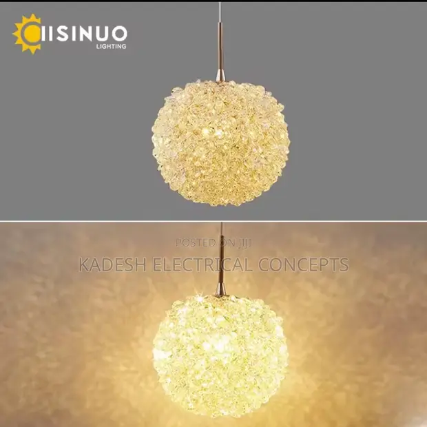 Romantic Crystal Pendant Lamp - Bedhead Chandelier - 1