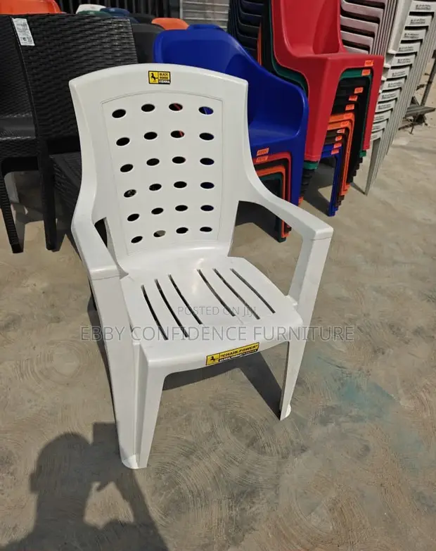 Wide Strong Plastic Chair - 1