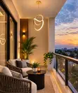 Minimalist LED Chandelier for Living Room, Bedroom, Dining Room - 4