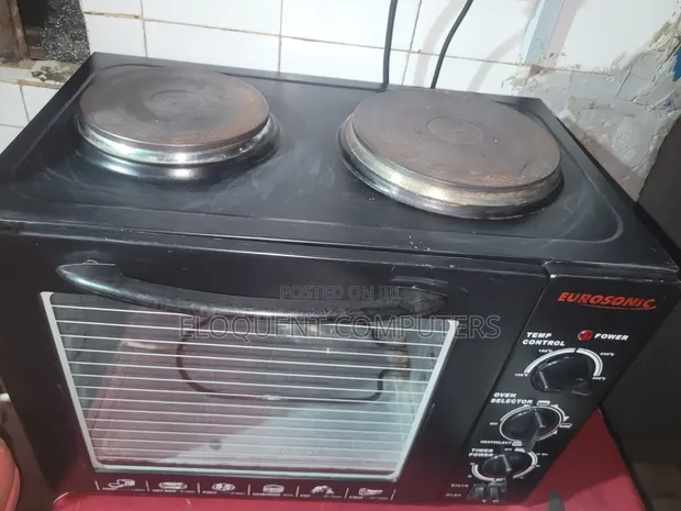 Eurosonic Mini Oven Mai Zafi Guda Biyu Na Lantarki - 1