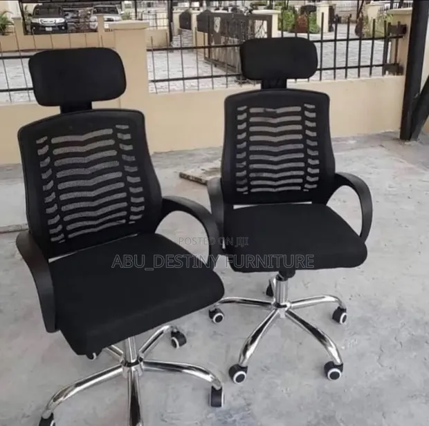 Quality Office Mesh Chair with Headrest - 1