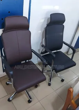 Boss Office Products Executive Leather Office Chair with Headrest