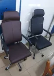 Boss Office Products Executive Leather Office Chair with Headrest - 1