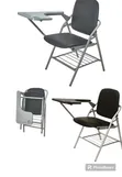 Quality Foldable Chair with Writing Pad - Boss Office Products - 1