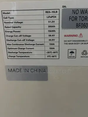Hyper Power 15kWh 51.2V LiFePO4 Lithium Battery