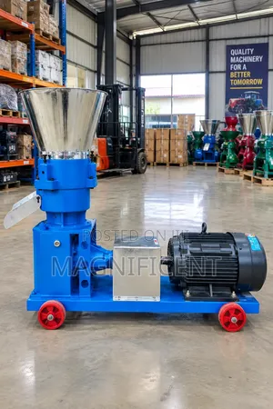 Heavy-Duty Animal Feed Pellet Machine - 10HP | 200-300kg/Hr