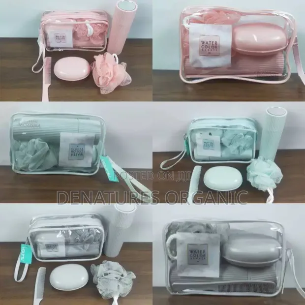 Portable Travel Toiletry Bath Kit (5-Piece Set) - 1