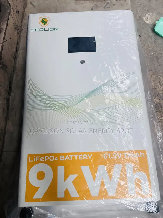 9kWh 48V Ecolion Solar Lithium Ion Battery - 1